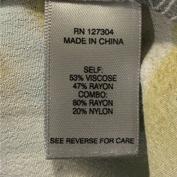 John Mark Multicolor Floral Tunic - Picture 8 of 8